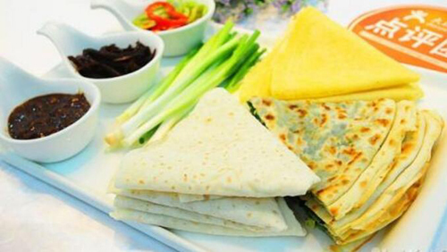 清明時節吃什么-大蔥和蛋餅